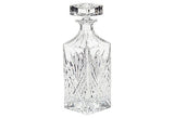 1950s Diamond Pattern Glass Decanter