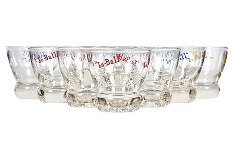 1960s Lo-Ball Glass Tumbler