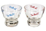 1960s Lo-Ball Glass Tumblers, Set of 11