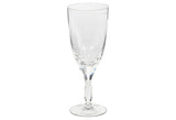 1960s Crystal Glass Wine Stems, Set of 10
