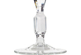 1960s Crystal Glass Wine Stems, Set of 11