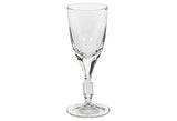 1960s Crystal Glass Wine Stems, Set of 11